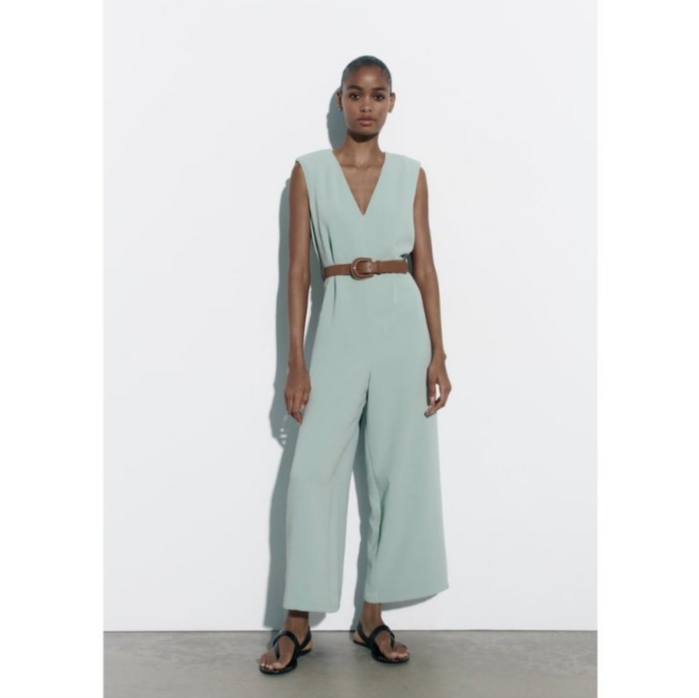 Nwt Zara Jumpsuit with belt